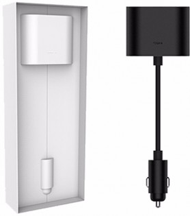 Адаптер Xiaomi RoidMi 1 to 2 charger adapter Black DYQ01RM